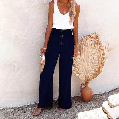 Fashionable High Waist Women's Pants