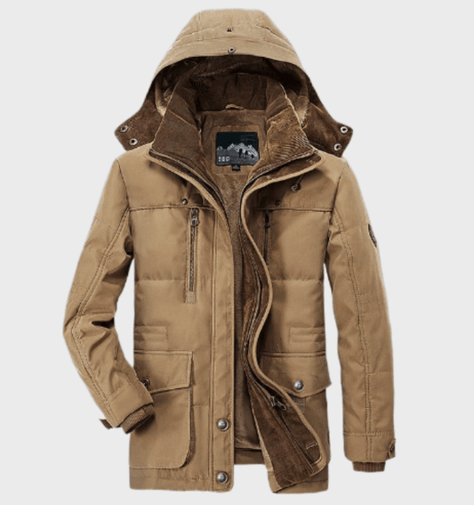 Warm Waterproof Hooded Winter Parka Coat for Men - ModishWorld