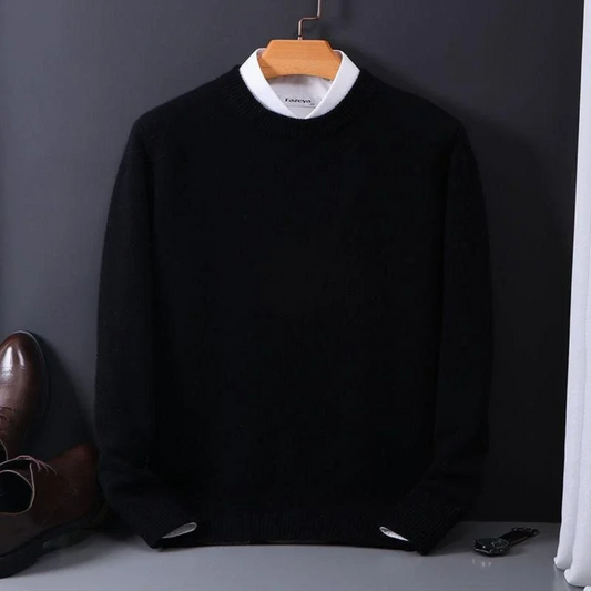Classic Crew Neck Pullover Sweater - ModishWorld
