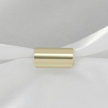 Clip-on Earring, Cylindrical Tube Design
 - ModishWorld