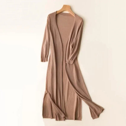 Women's Open Front Long Cardigan Sweater