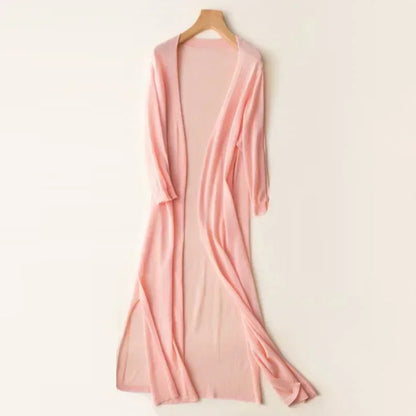 Women's Open Front Long Cardigan Sweater