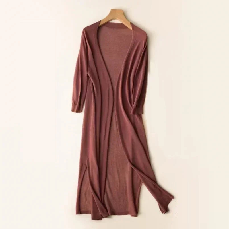 Women's Cozy Oversized Open Front Cardigan - ModishWorld