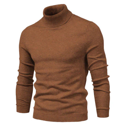 Men's Slim Fit Crew Neck Sweater - Ribbed Knit Style