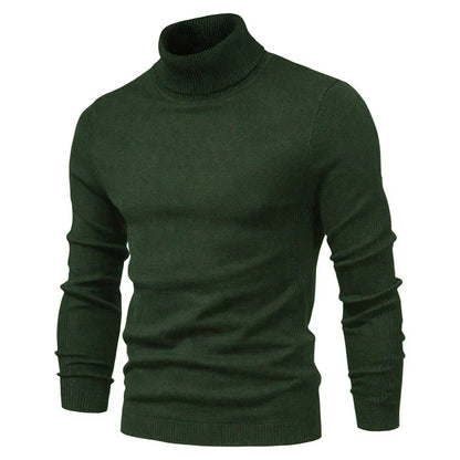 Men's Slim Fit Crew Neck Sweater - Ribbed Knit Style