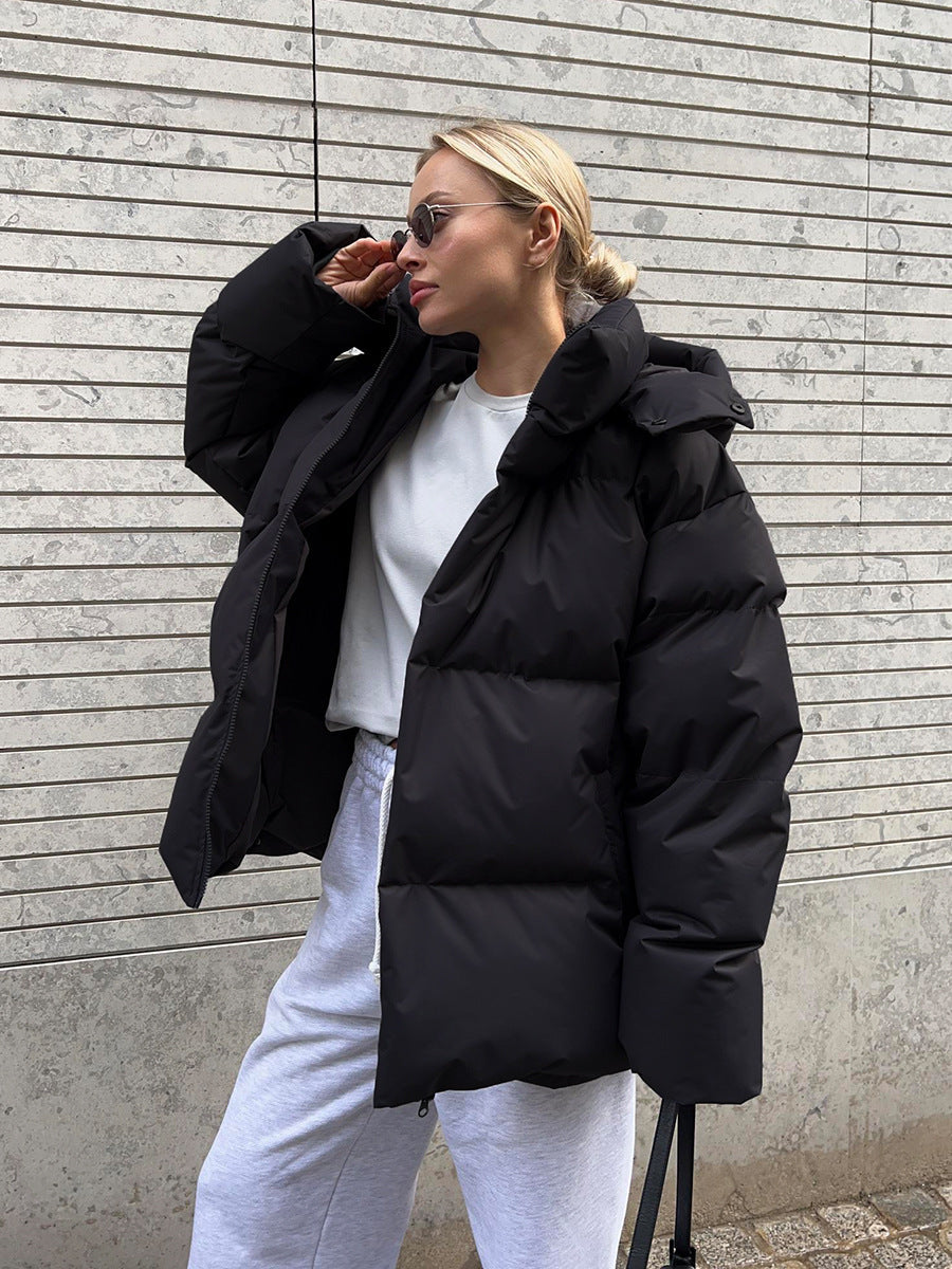 Women's Slim Insulated Down Coat - Warm Winter Jacket - ModishWorld