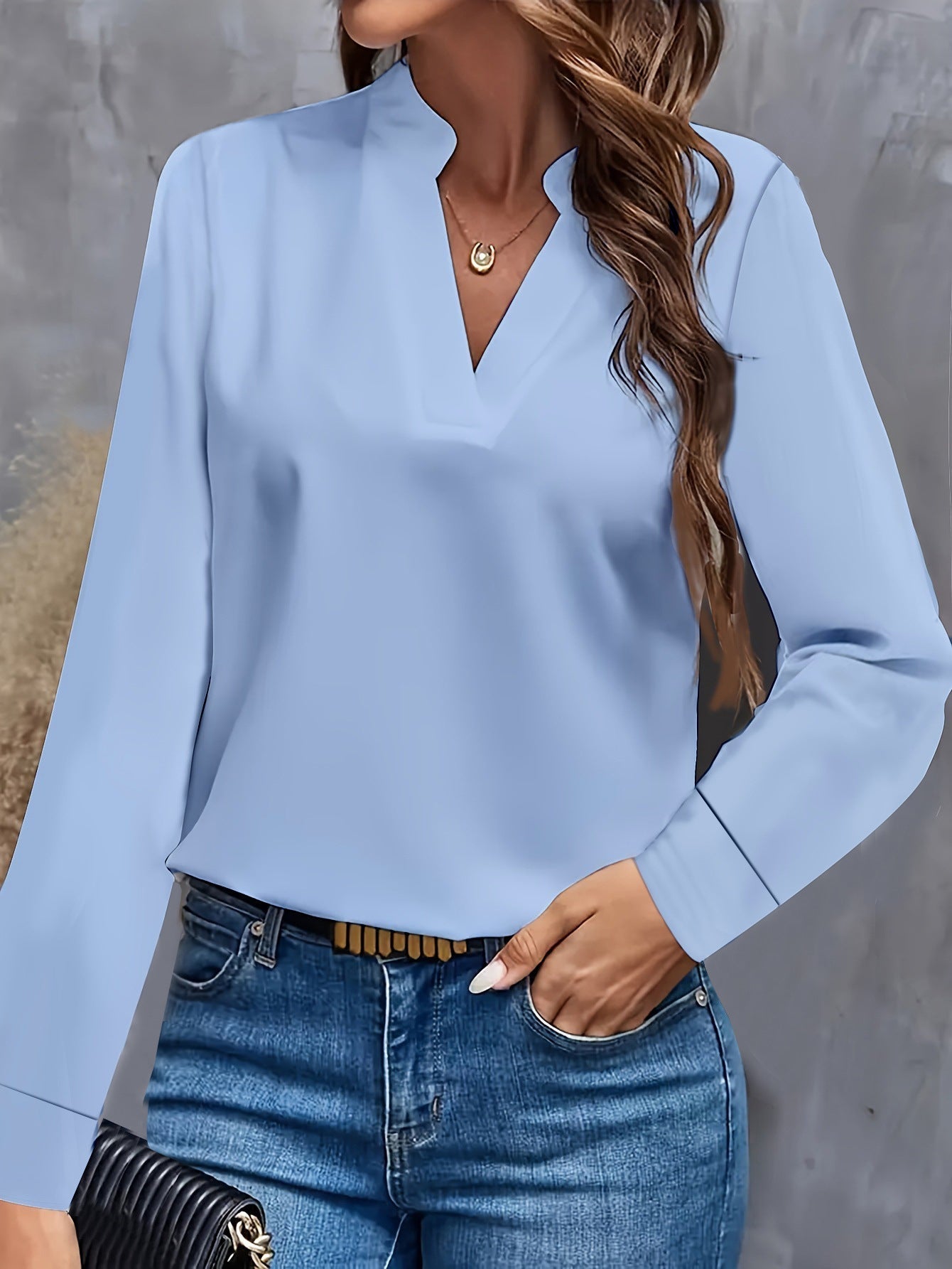 Women's Classic Soft V-Neck Top