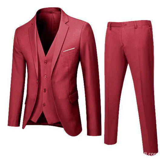 Classic Men's 3-Piece Slim Fit Formal Suit - Modish World