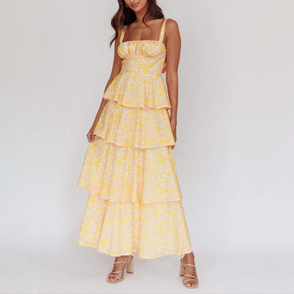Chic Floral Maxi Dress - Lightweight Summer Fashion