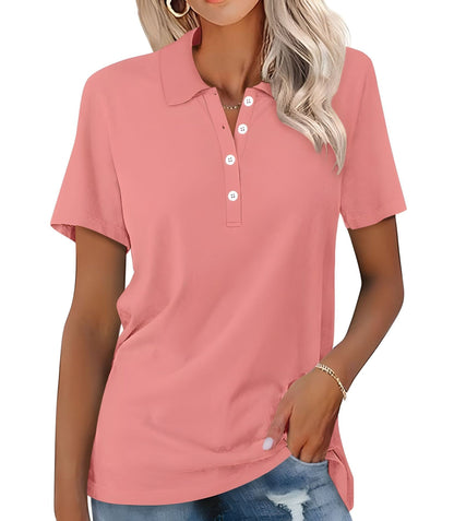 Lightweight Comfortable Polo Shirt for Ladies