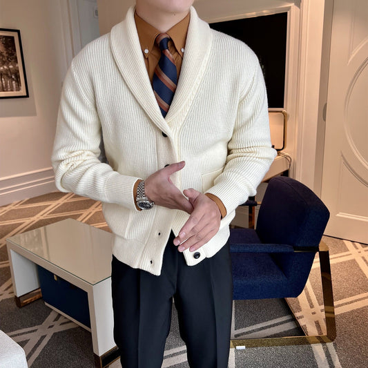 Classic Men's Button Cardigan Sweater - ModishWorld