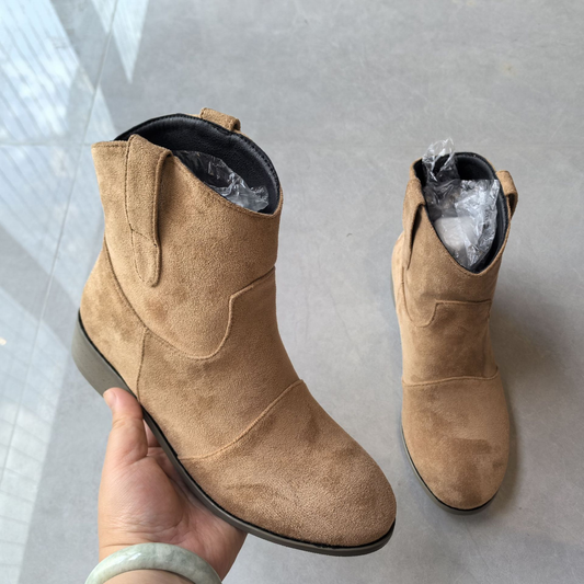 Classic Western Ladies Low Heel Boots - Modish World