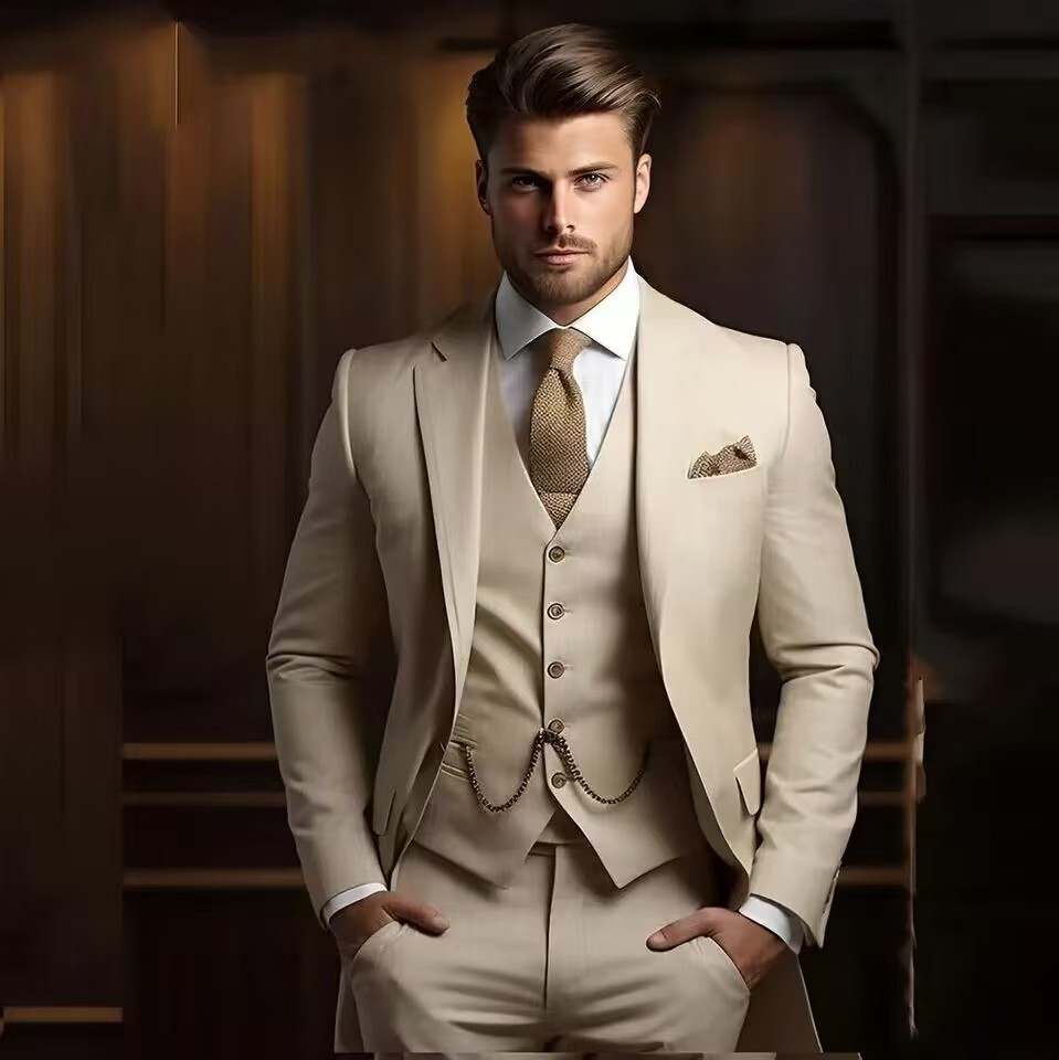 Biff | Men's Classic Tailored 3 Piece Suit