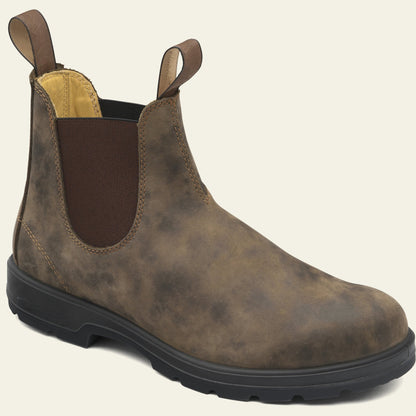 Men's Elastic Ankle Boots - Slip On with Easy Pull Tabs