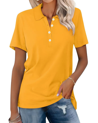 Lightweight Comfortable Polo Shirt for Ladies