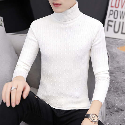 Classic Crew Neck Long Sleeve Mens Sweater - Modish World