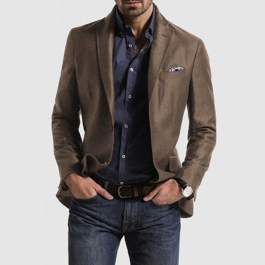 Warm Winter Coat Men's Blazer Jacket - ModishWorld