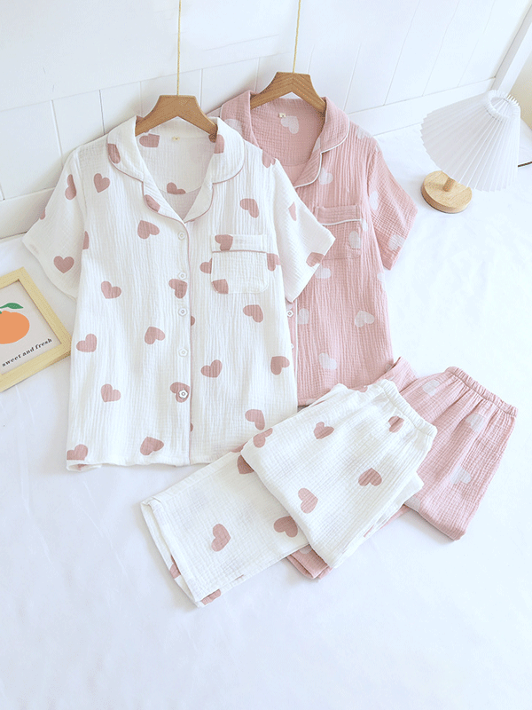 Classic Soft Cotton Pajama Set for Ladies - ModishWorld