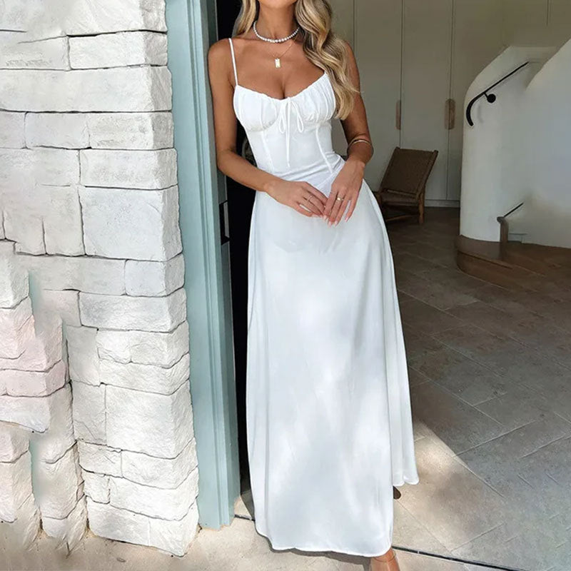 Flowy Long Sleeve Maxi Dress for Ladies - ModishWorld