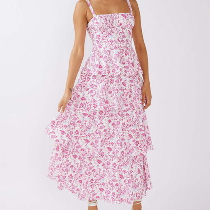 Chic Floral Maxi Dress - Lightweight Summer Fashion