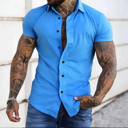 Slim Fit Casual Mens Short Sleeve Tee