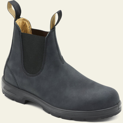 Men's Elastic Ankle Boots - Slip On with Easy Pull Tabs