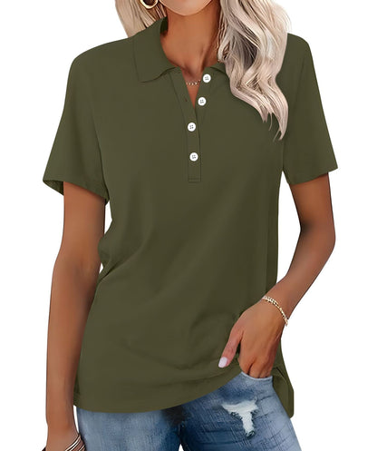 Lightweight Comfortable Polo Shirt for Ladies