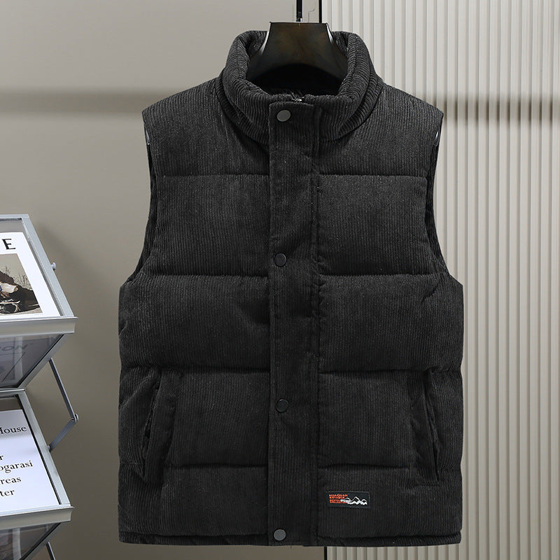 Men's Padded Vest - Thick Quilted Gilet