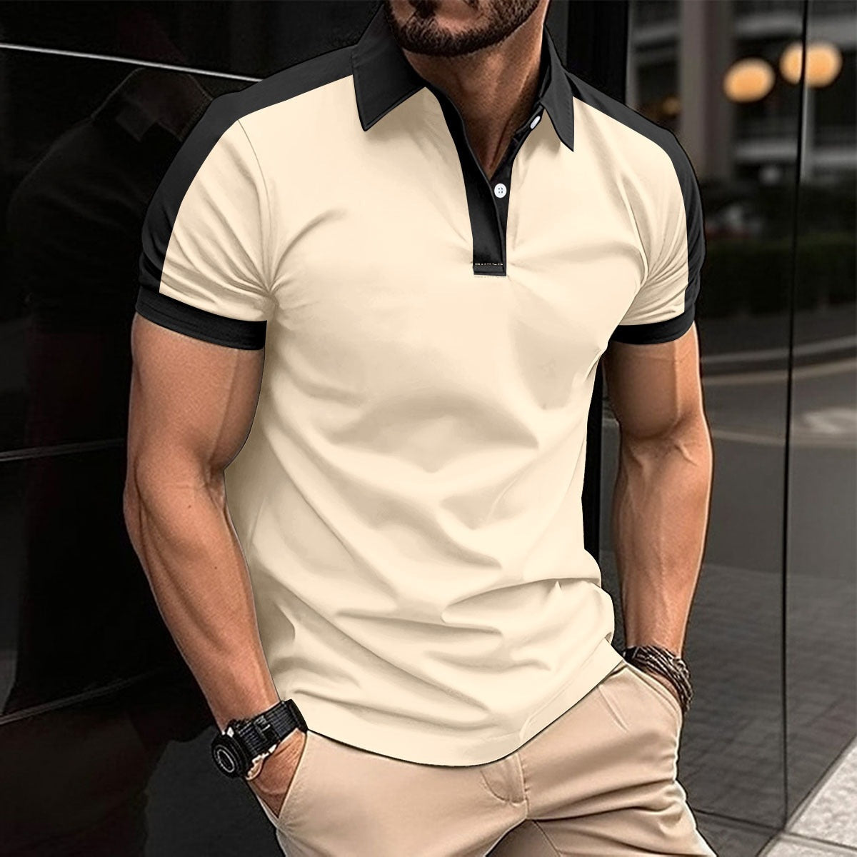 Fitted Mens Classic Polo Shirt - ModishWorld