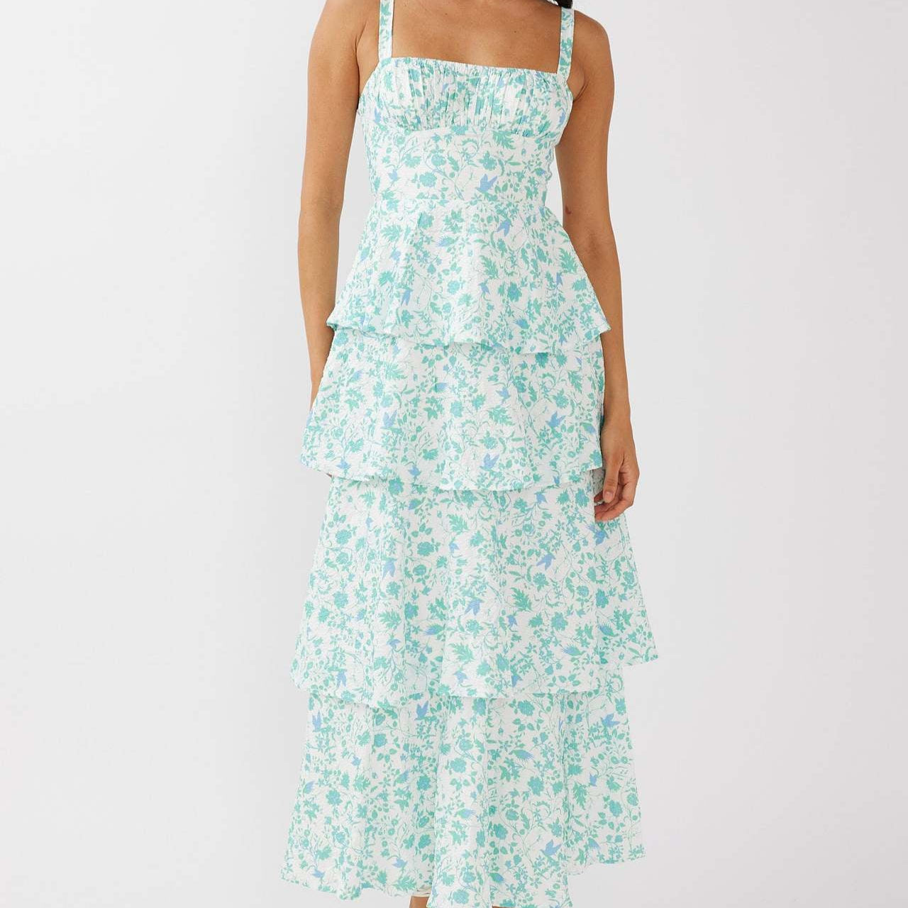 Chic Floral Maxi Dress - Lightweight Summer Fashion