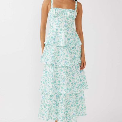 Chic Floral Maxi Dress - Lightweight Summer Fashion