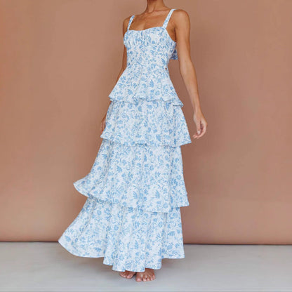 Chic Floral Maxi Dress - Lightweight Summer Fashion