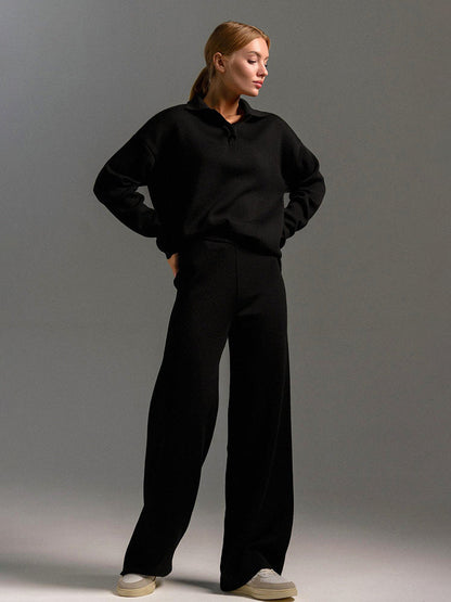 Cozy Women's Jogger Set - Soft Top & Comfort Pants