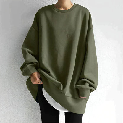 Relaxed Fit Crew Neck Women's Sweatshirt