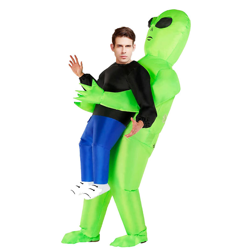 Comical Alien Halloween Costume for Men - ModishWorld