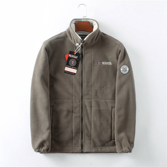Warm Men's Fleece Outdoor Jacket for Winter - ModishWorld