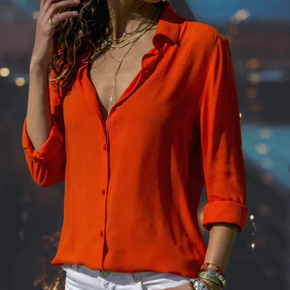 Stylish Classic Women's Blouse Celeste
