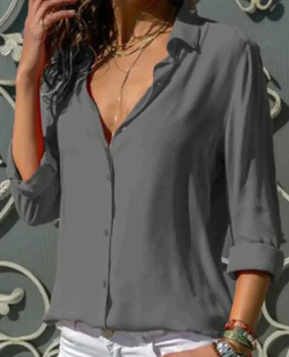Stylish Classic Women's Blouse Celeste