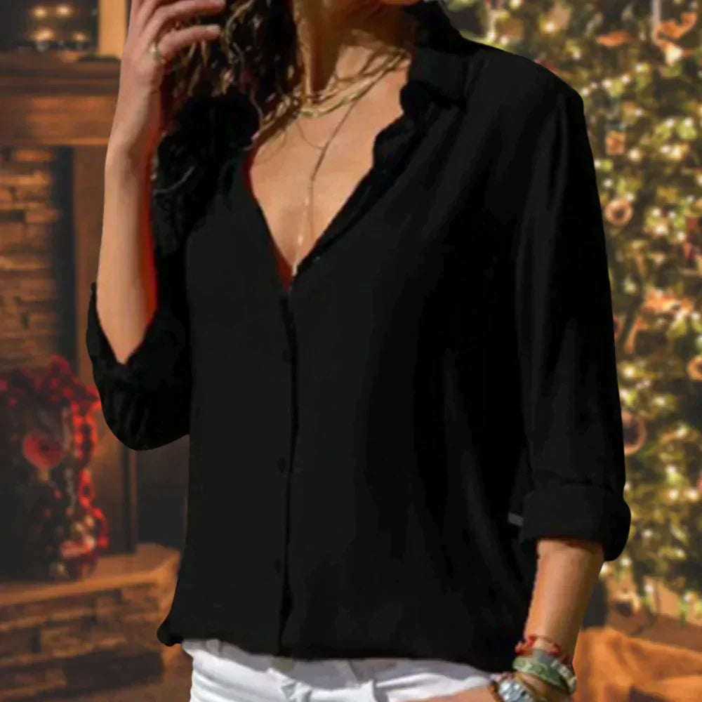 Stylish Classic Women's Blouse Celeste