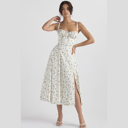 Beautiful Floral Garden Party Dress