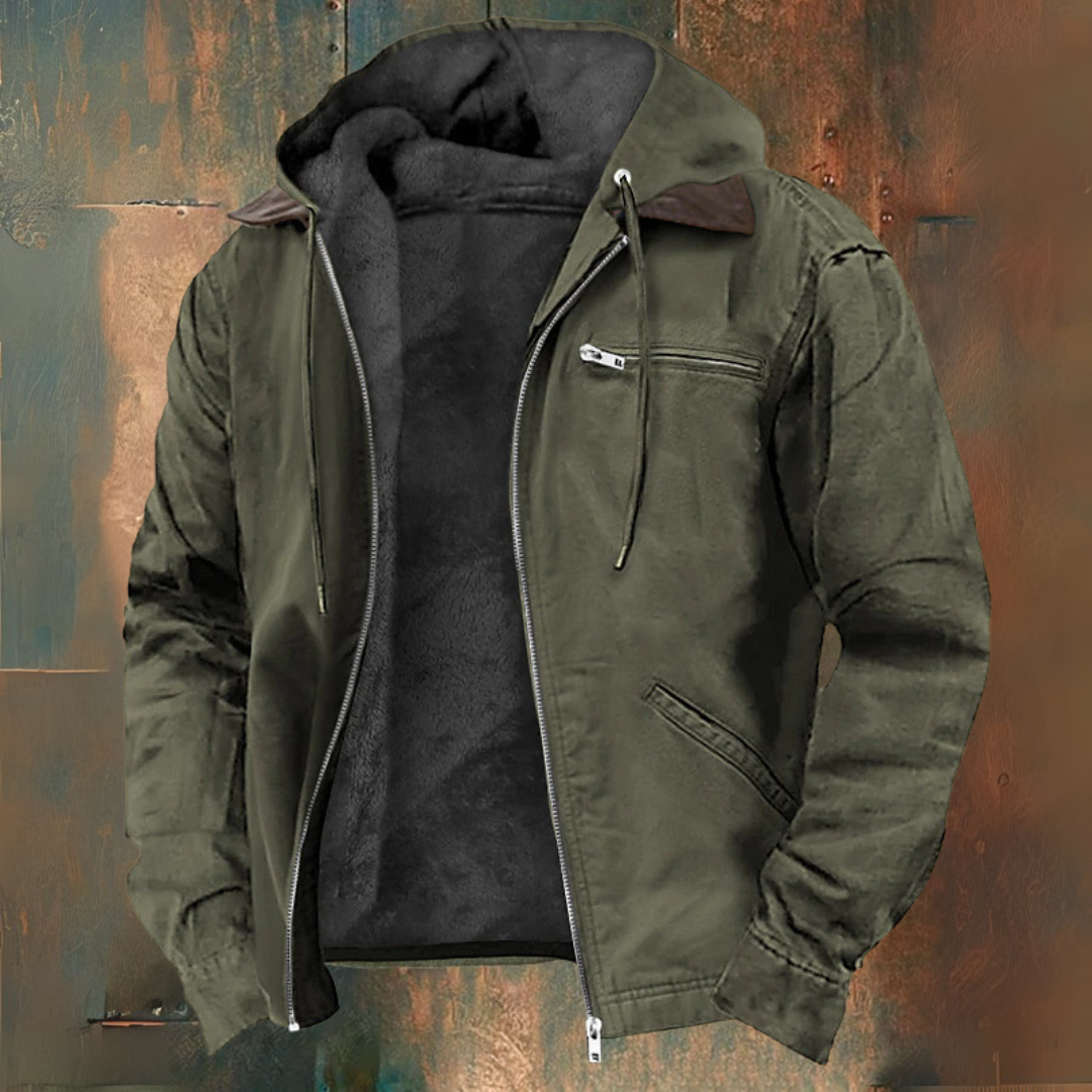 Warm Hooded Coat for Men