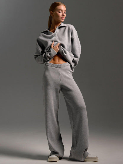 Feminine Crew Neck Wool Sweater