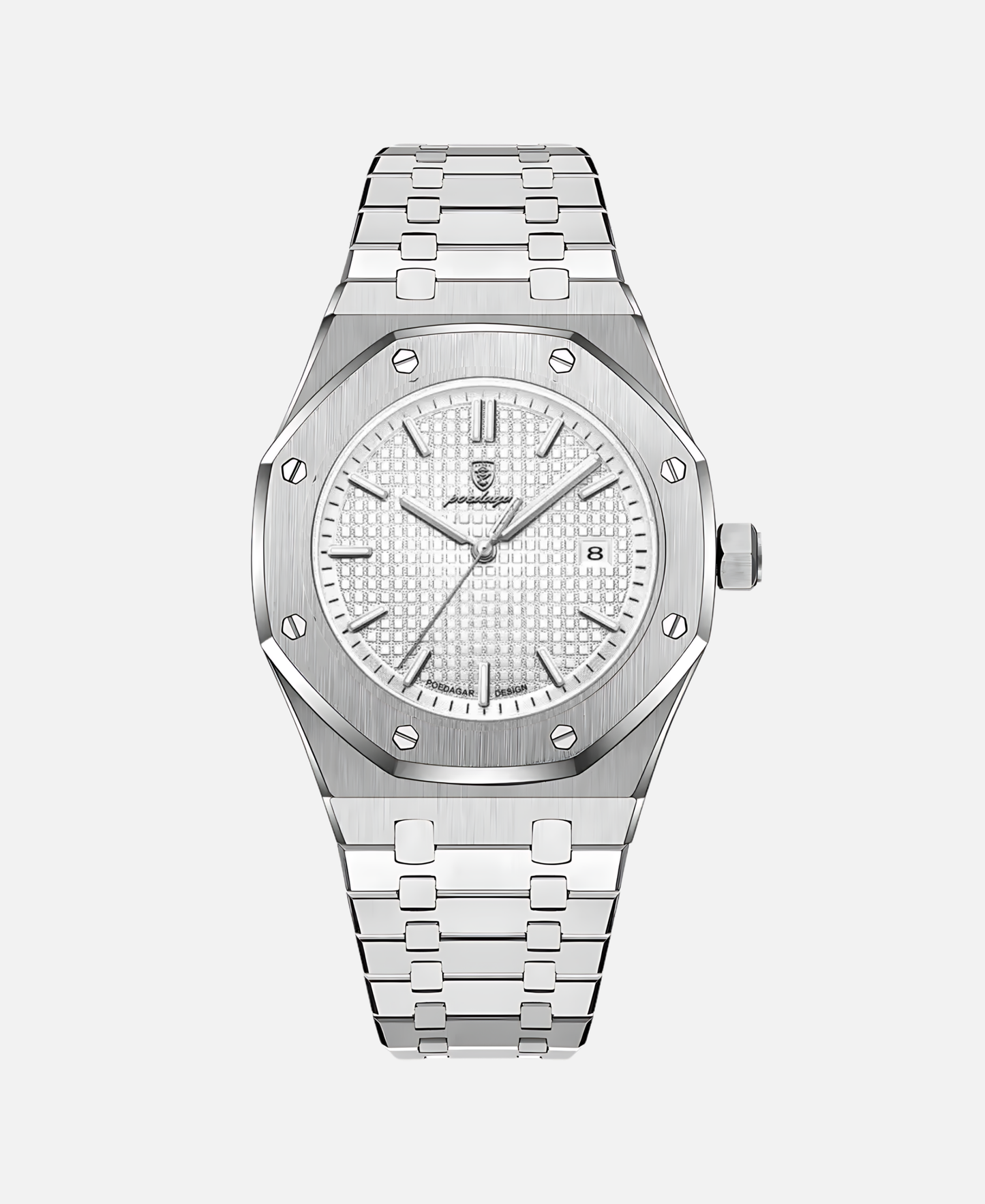 Rugged Metal Mens Wristwatch