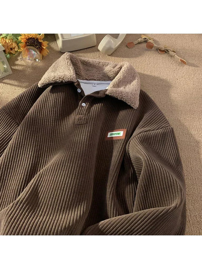 Warm Classic Mens Polo Sweater