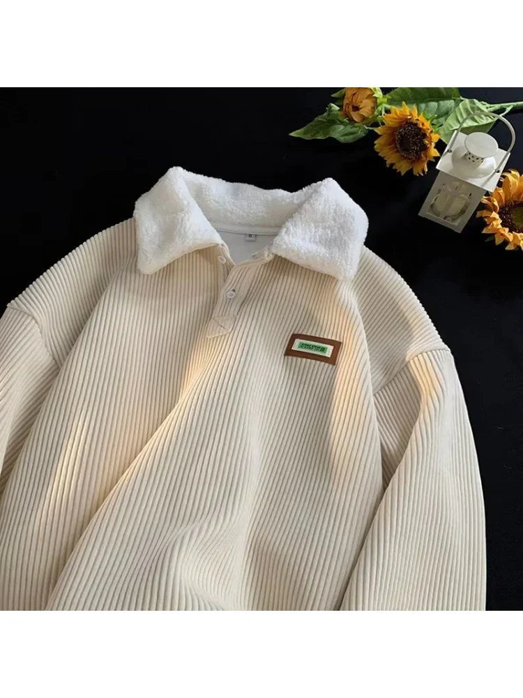 Warm Classic Mens Polo Sweater - ModishWorld