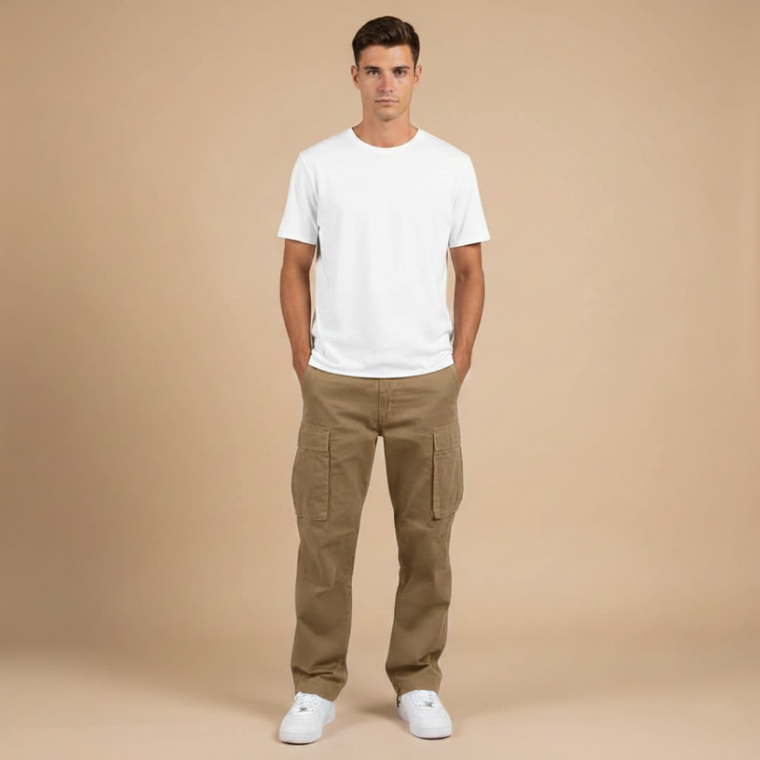 Practical Mens Work Pants with Pocket Storage