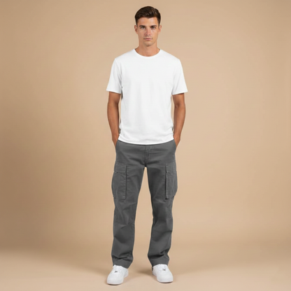 Practical Mens Work Pants with Pocket Storage