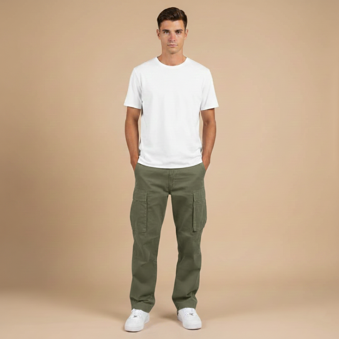 Practical Mens Work Pants with Pocket Storage