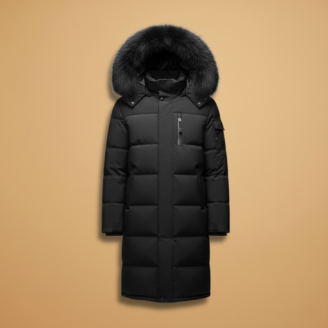 Warm Waterproof Quilted Parka Coat for Men - Modish World