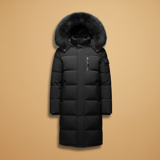 Warm Waterproof Quilted Parka Coat for Men - Modish World